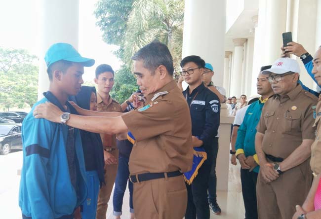 Kontingen Atlet Pelajar Asal Kabupaten Ogan Ilir Targetkan Tiga Besar di POPDA Sumsel