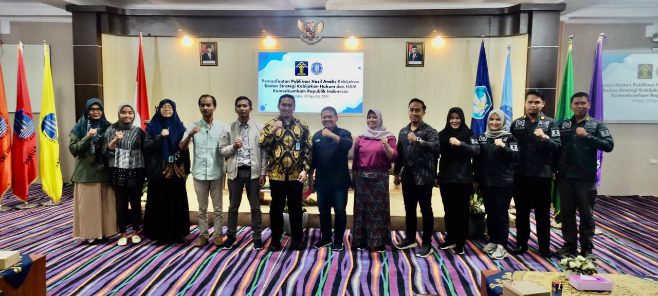 Badan Strategi Kebijakan Kemenkumham Sosialisasikan Hasil Analisis Kebijakan di Universitas Bangka Belitung