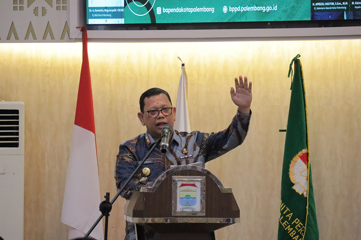 Target PBB Kota Palembang 2024 Rp 280 Miliar, Pj Walikota A Damenta Arahkan Strategi