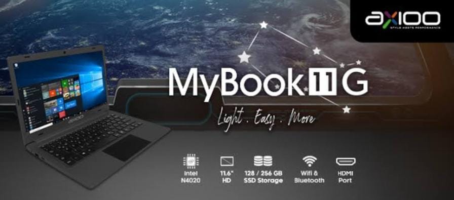 Axioo Mybook 11G, Desain Compact dengan Prosesor Celeron Dual Core N4020, Dukung Tugas Keseharian Tanpa Lag