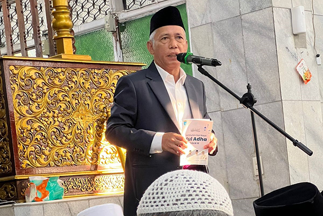 Bupati Iskandar Pamit ke Warga OKI di Momentum Idul Adha
