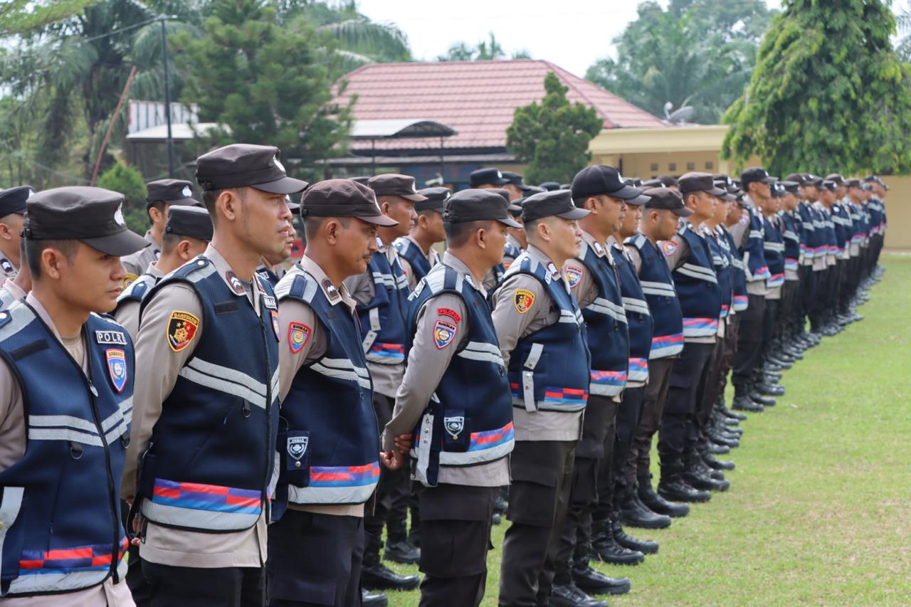 Jelang Pilkada Serentak 2024, Polres Ogan Ilir Gelar Apel Bhabinkamtibmas 