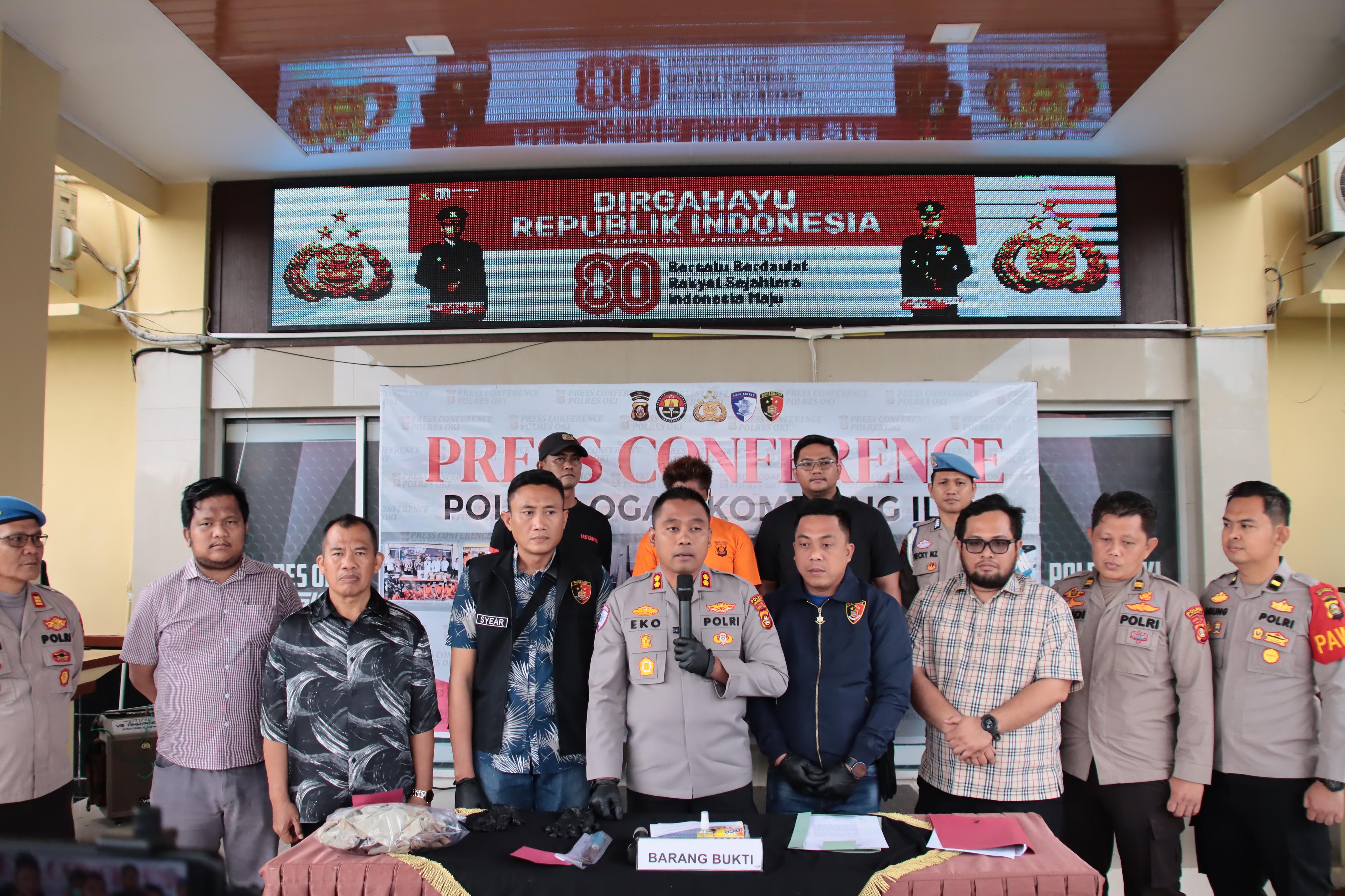 Gegara Rokok Leher Sopir Truk di Cengal OKI Ditusuk, Pelaku Diringkus Saat Temui Anak dan Istri 
