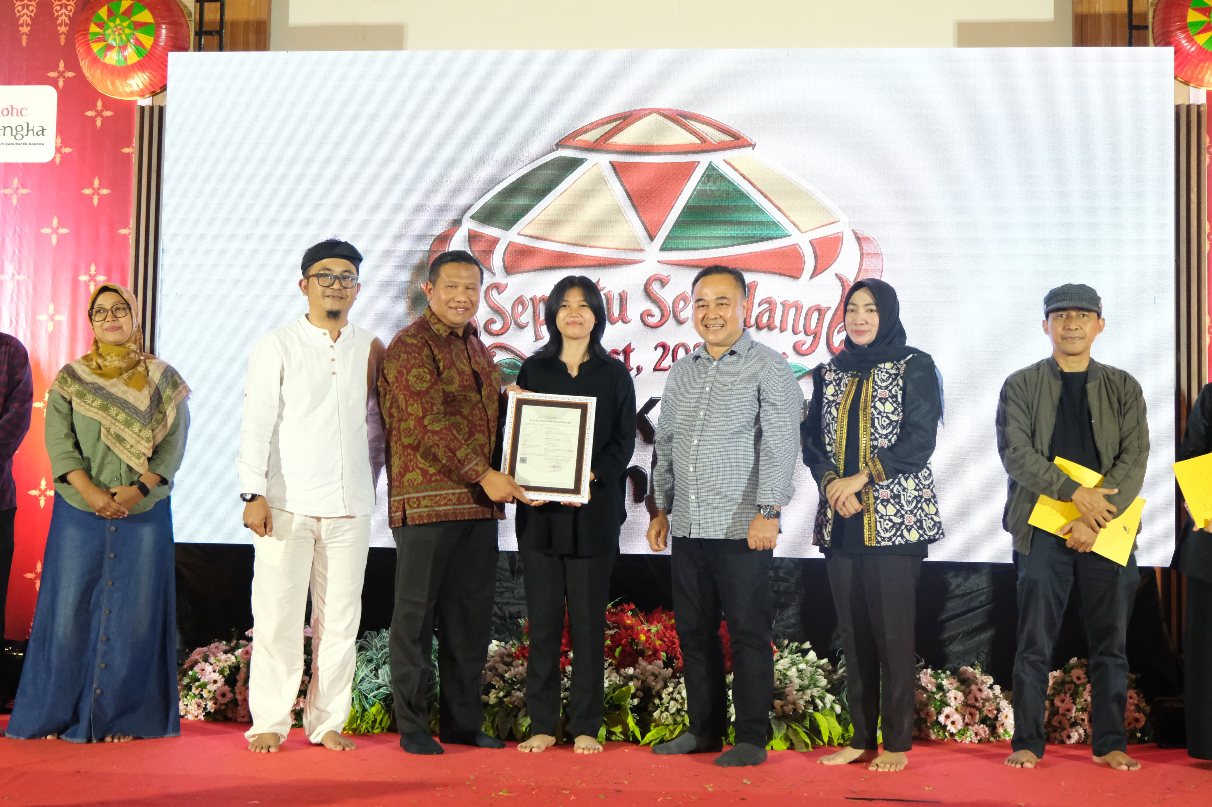 Tari Sambut Sepintu Sedulang Resmi Terdaftar Hak Cipta: Upaya Perlindungan Budaya Asli Bangka