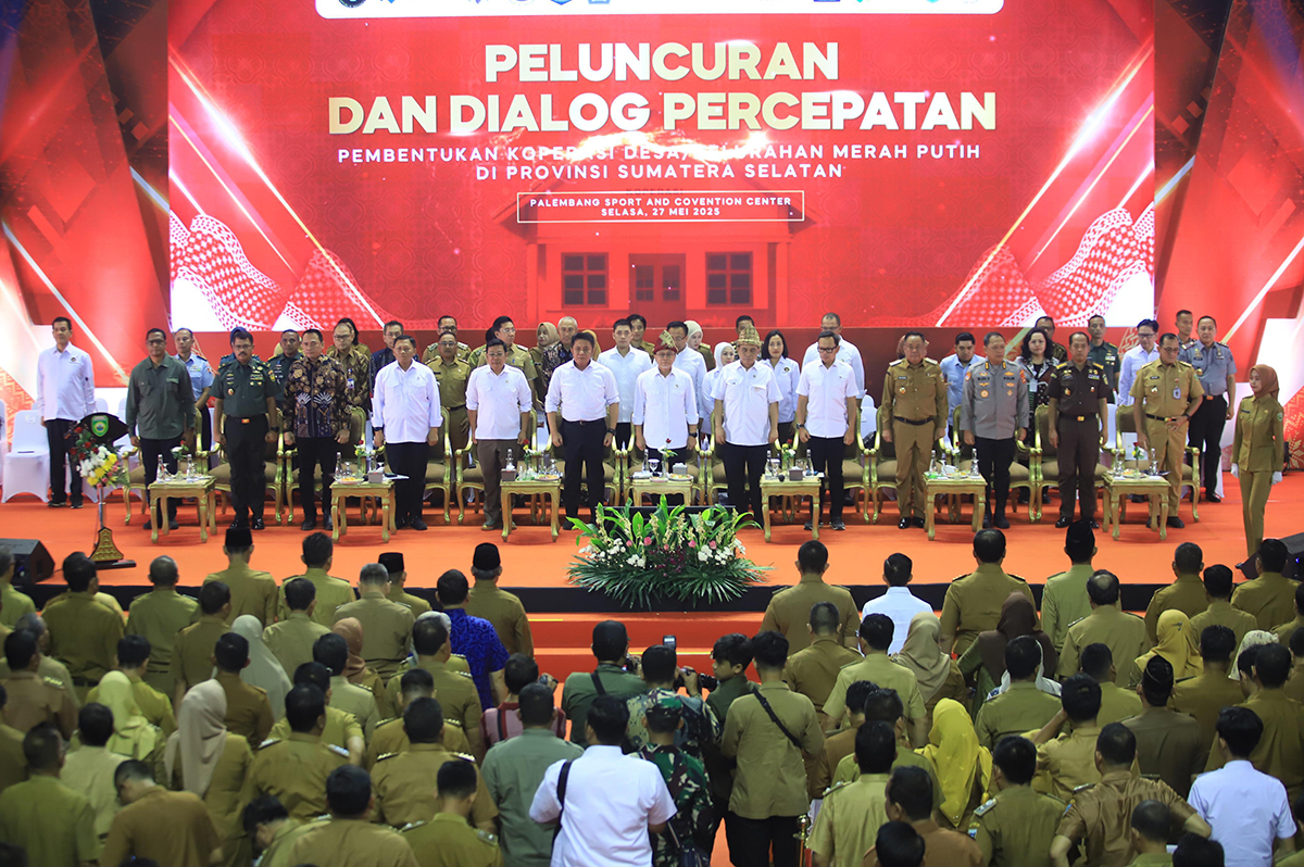 Koperasi Merah Putih Diluncurkan di Sumsel, Gubernur: Jadi Garda Depan Ekonomi Rakyat