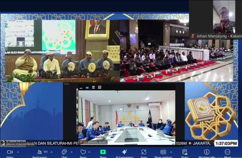 Sambut Ramadhan 2026, Menteri Hukum Supratman Agtas Pimpin Munggahan Nasional