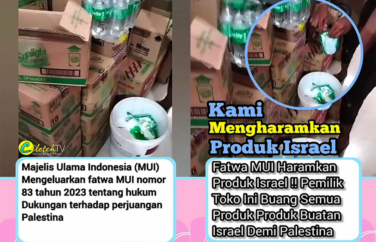 MUI Fatwakan Haram Terhadap 121 Produk Pro Israel, Pemilik Warung Ini Malah Dirujak Warganet