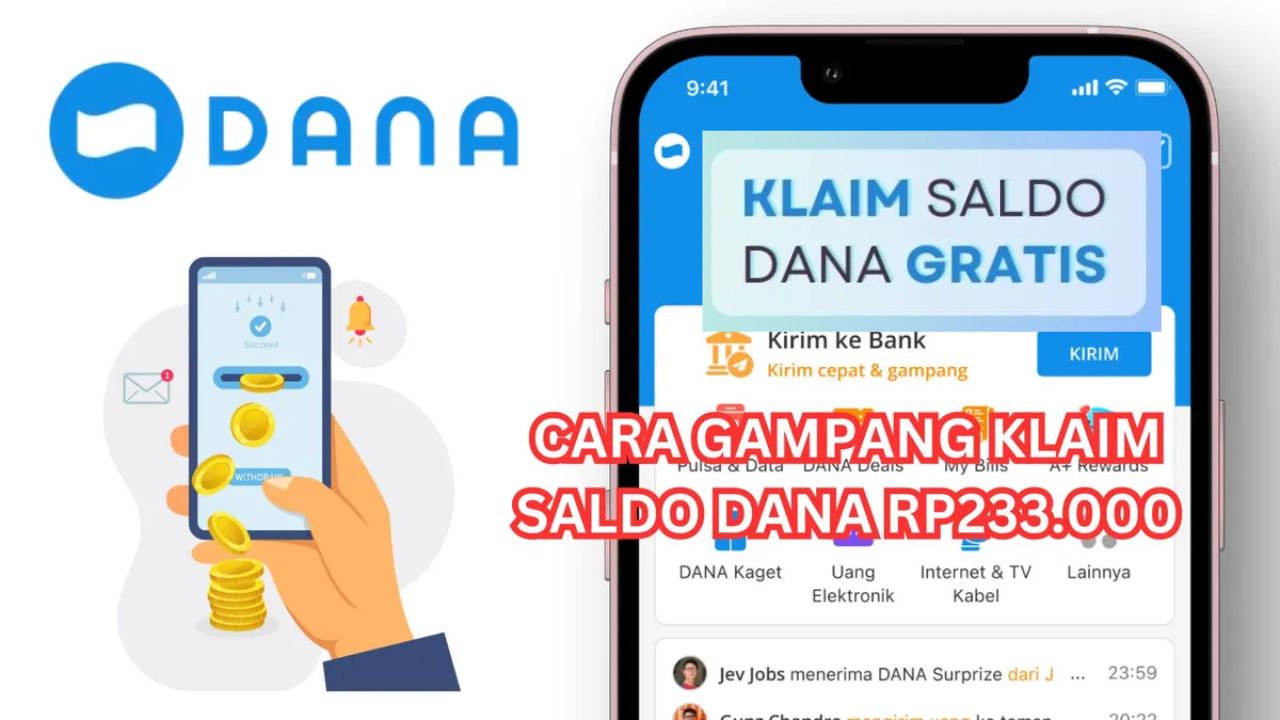 Simak Cara Klaim Saldo DANA Gratis Rp233 Ribu Hari Ini Sabtu 22 Februari 2025, Klik di Sini!