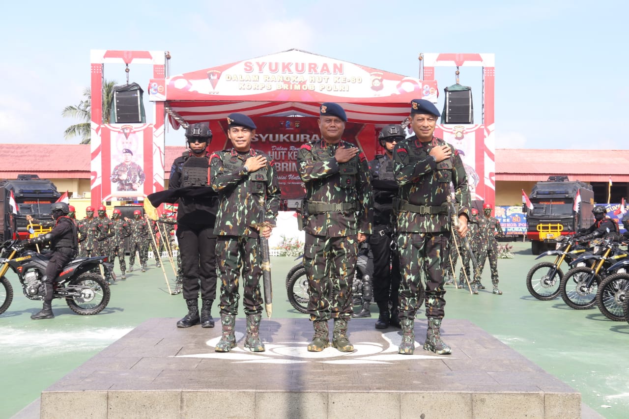 HUT ke-80 Brimob, Kapolda Sumsel Tekankan Profesionalisme dan Sinergi