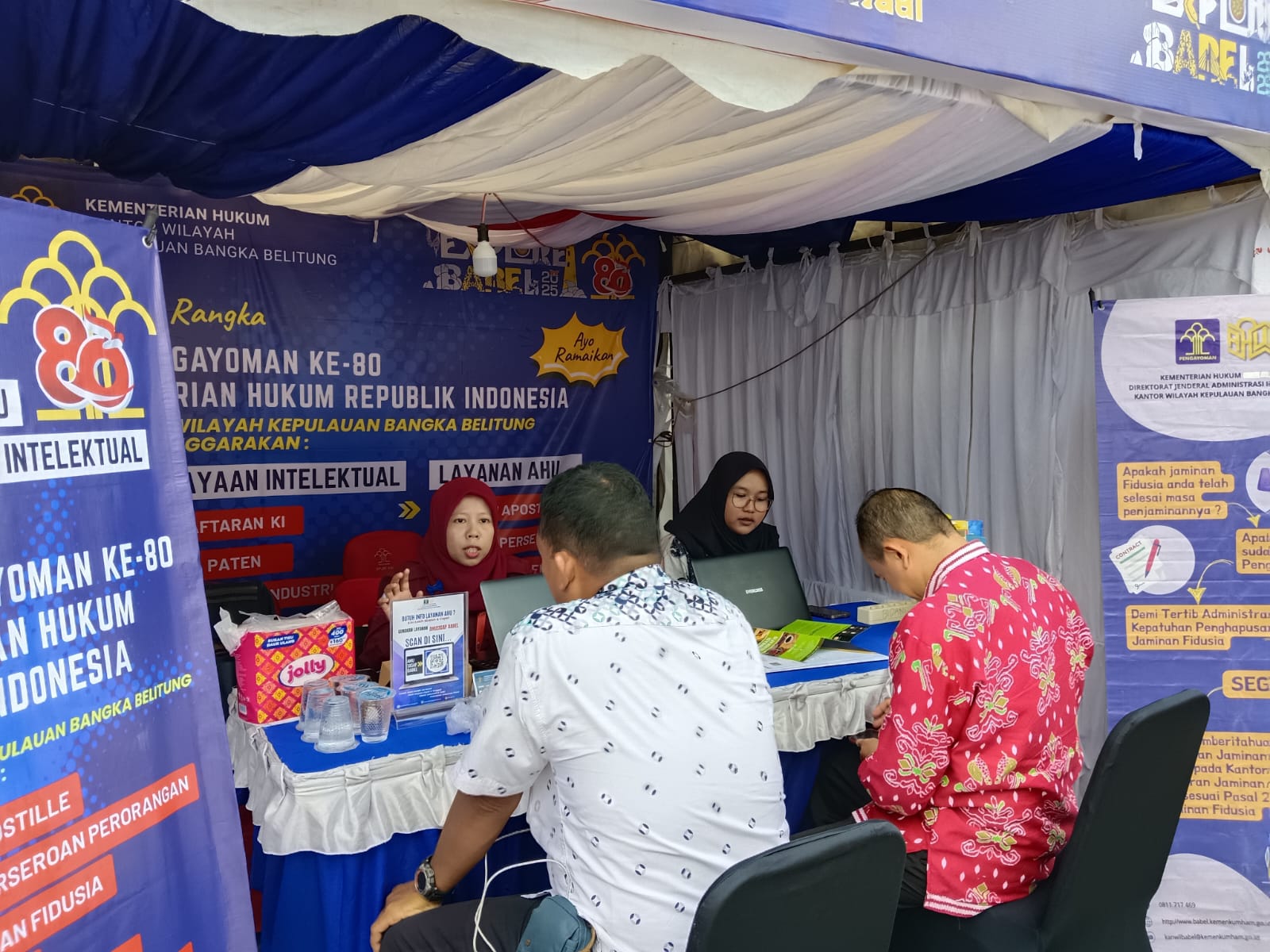 Pentingnya Pendaftaran Merek dan Legalitas Usaha bagi UMKM dalam 'Explore Babel 2025'