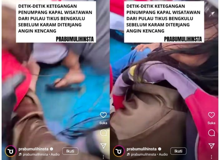 Petaka di Laut Bengkulu: Perahu Wisata Terbalik Saat Menuju Pulau Tikus, 7 Nyawa Melayang