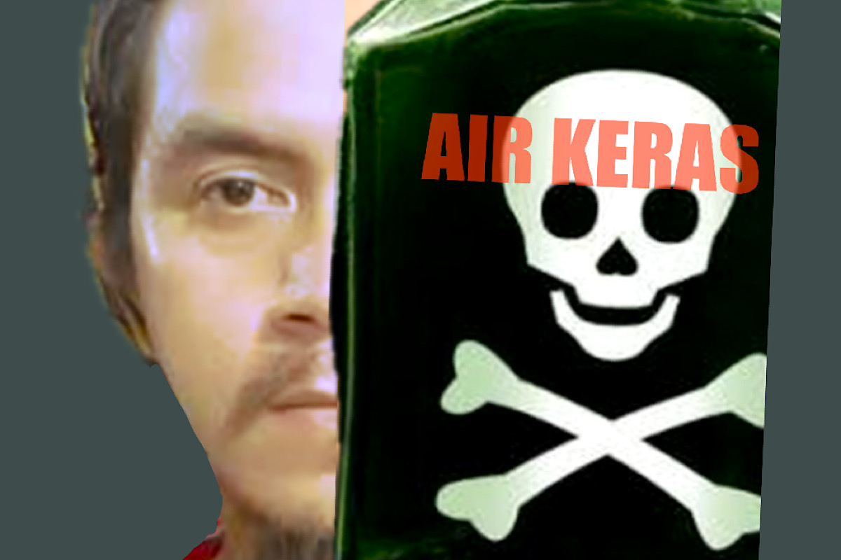 Suami Bengis Suka Main Tangan, Kali Ini Main Air Keras Harus Mendekam di Sel Polres Lubuk Linggau   