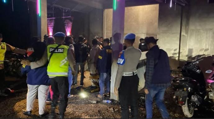 22 Pengunjung Cafe Amazon Diangkut ke Polres Banyuasin