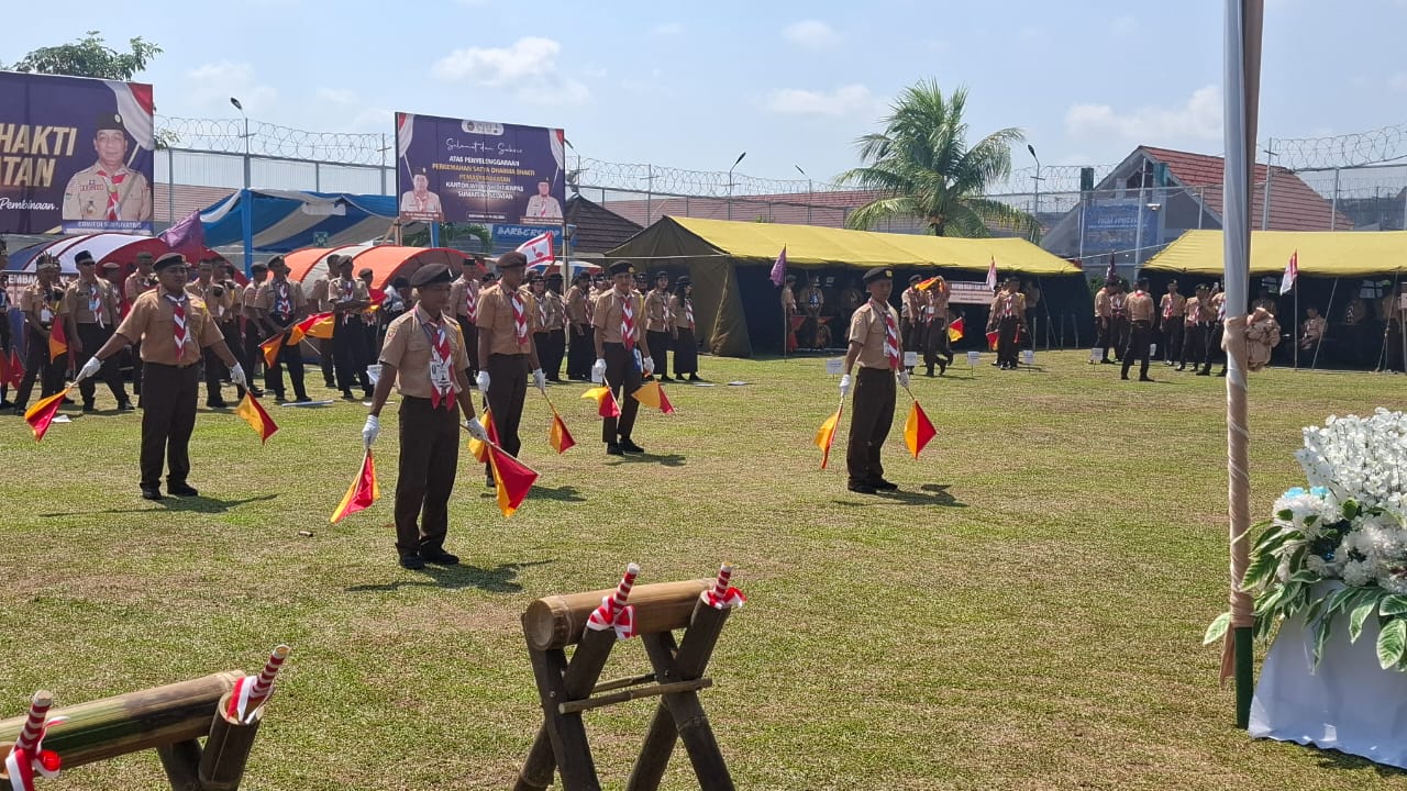 Lapas Narkotika Muara Beliti Meriahkan Perkemahan Satya Darma Bhakti di Sumatera Selatan