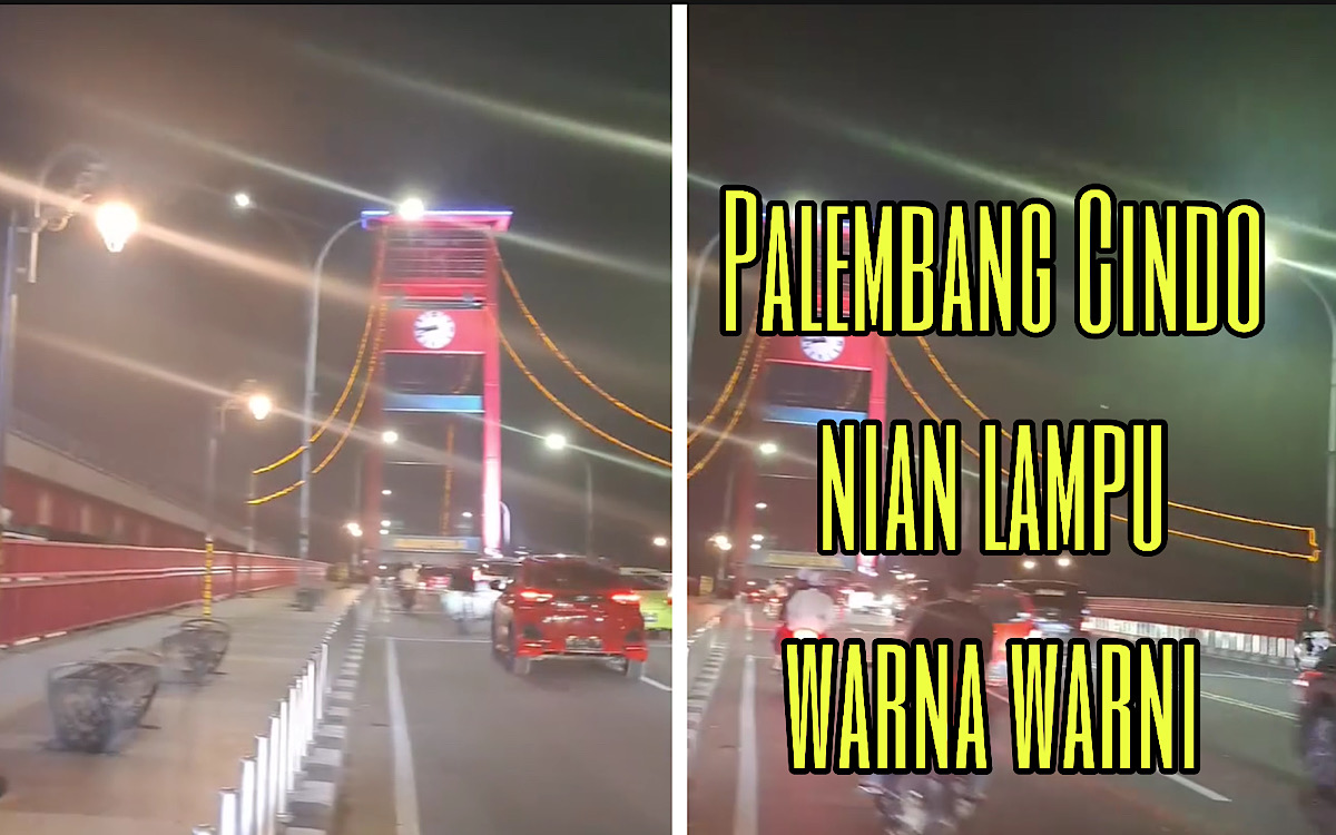 Kepala Dinas Berharap 60 Lampu Hias Ampera Jadi Daya Tarik Wisatawan, Warga Pesimis Bakal Bertahan Lama   