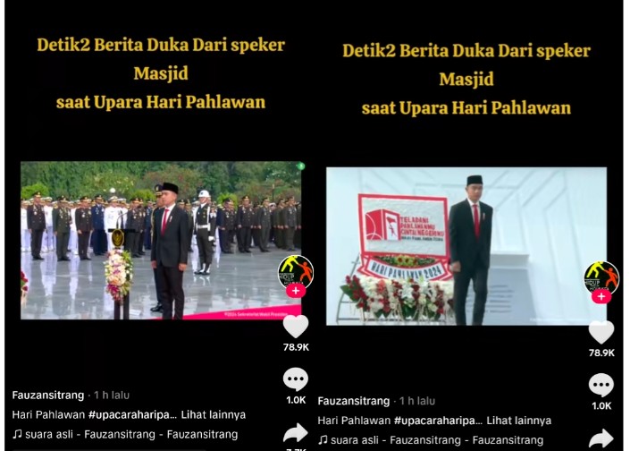 Momen Wapres Pimpin Upacara Hari Pahlawan Nasional Diselingi Pengumuman Berita Duka Hebohkan Medsos