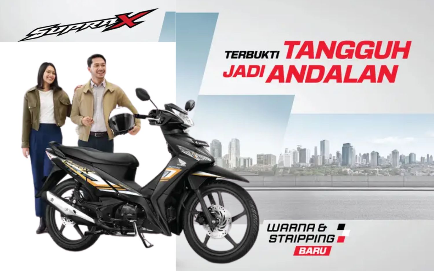 Honda Supra X 125, Motor Bebek Irit dengan Konsumsi BBM 57,2 Km per Liter