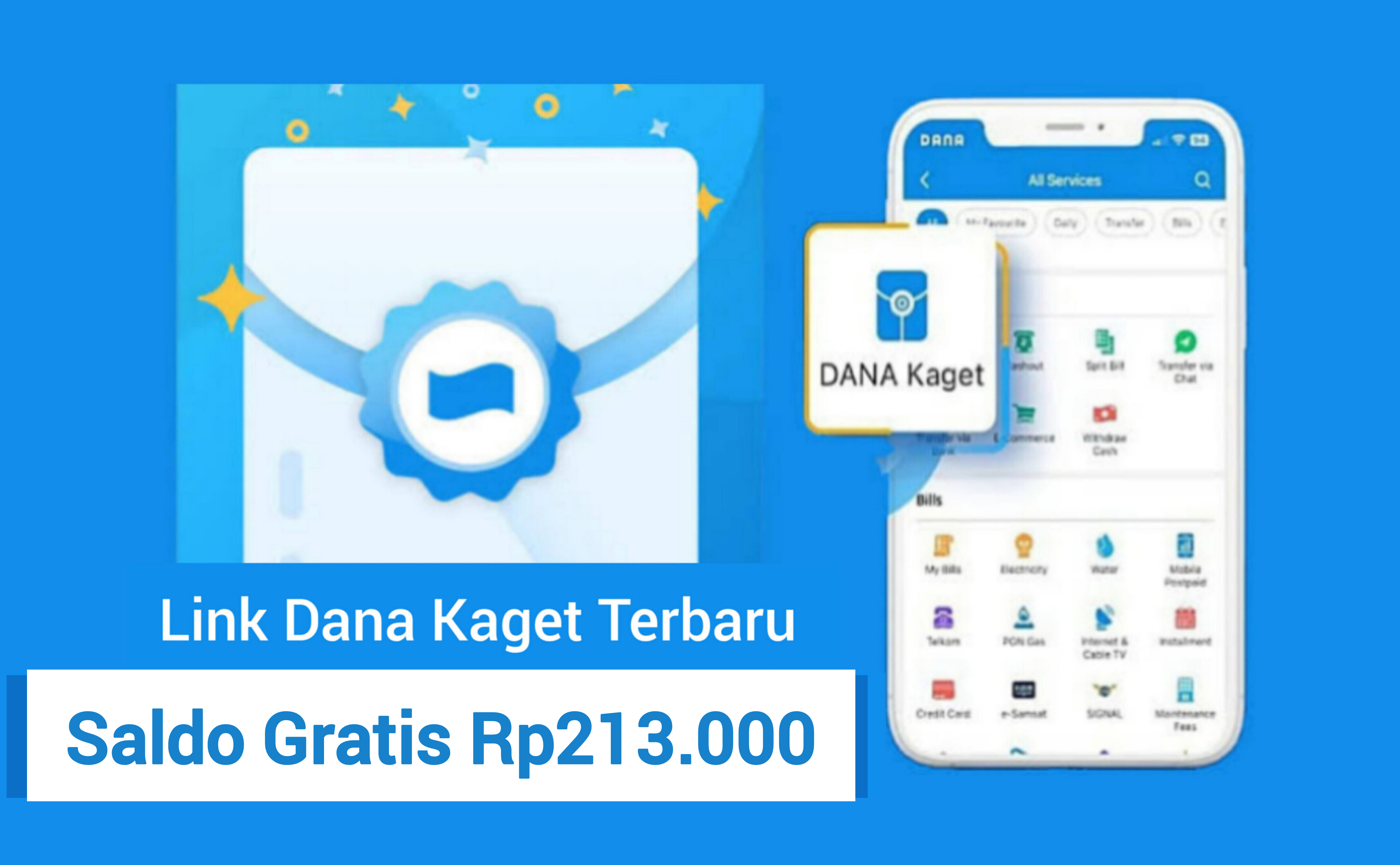 Kesempatan Terbatas Raih Saldo Gratis Hingga Rp213.000 Klik Tautan Dana Kaget Sekarang Juga!