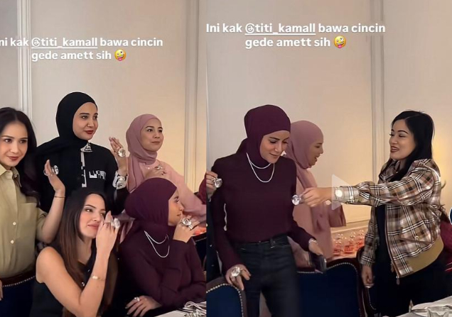 Sindir Artis Siapa? Geng Cendol Pamer Cincin Berlian Super Besar