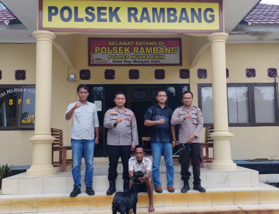 7 Bulan Buron, Pencuri Kambing di Muara Enim Tak Berkutik Saat Diamankan Team Macan Putih Polsek Rambang