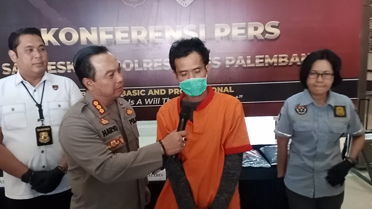 Begini Pengakuan Oknum Linmas yang Aniaya Ketua KPPS di TPS 27 Kelurahan 30 Ilir Palembang