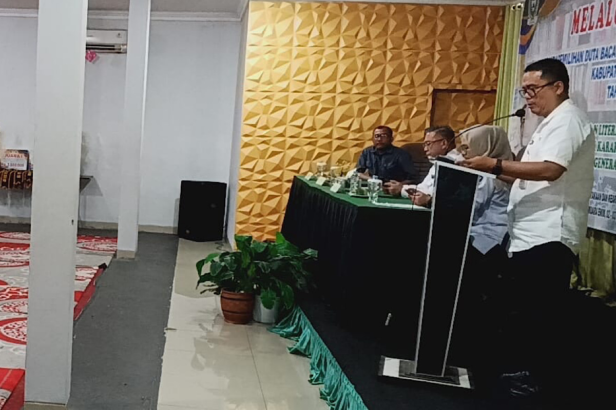 DPK Muara Enim Gelar Pemilihan Duta Baca Tingkat Pelajar dan Umum 