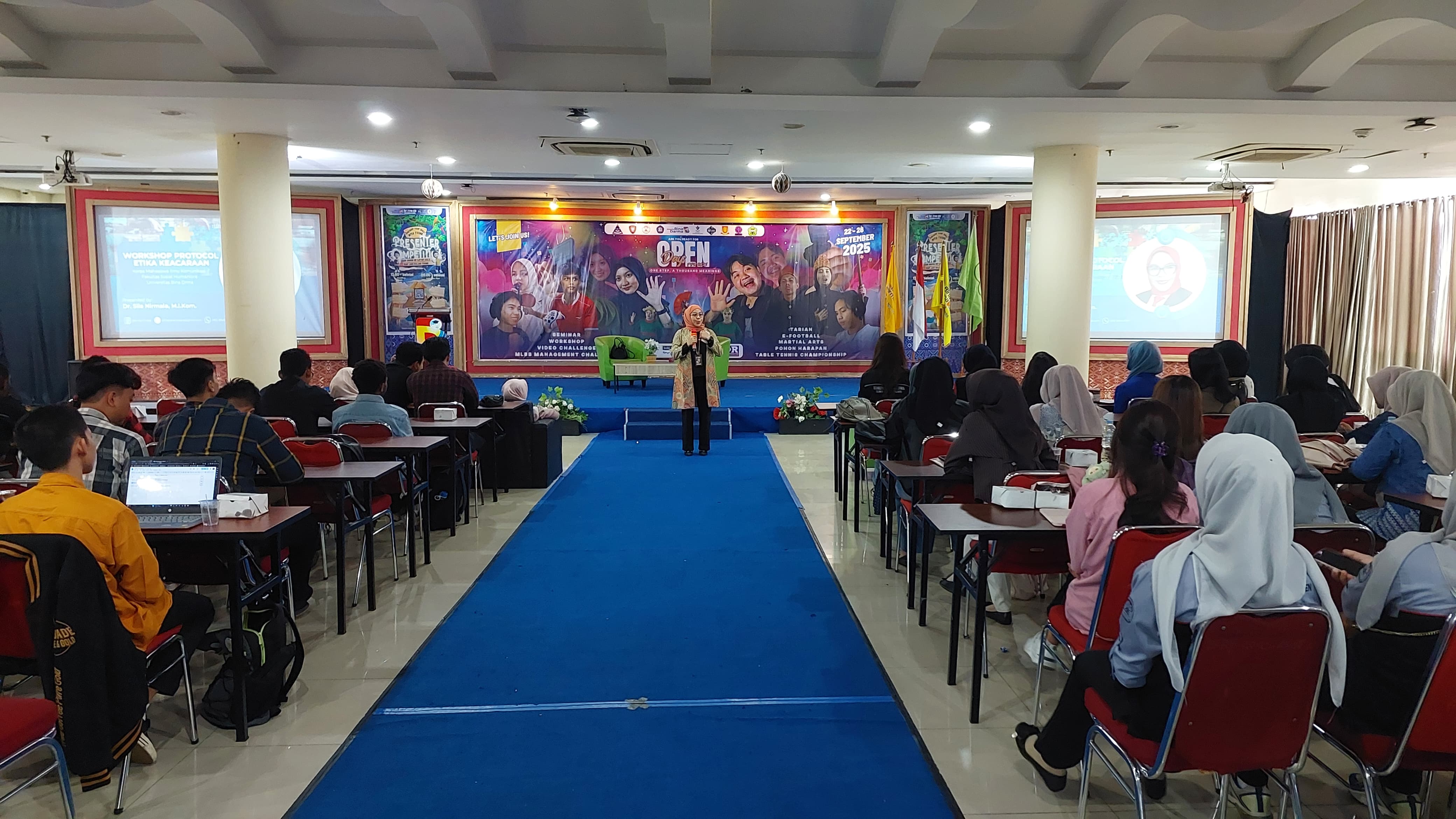 Meriah! Open Day Fakultas Sosial Humaniora Universitas Bina Darma Hadirkan Ribuan Makna