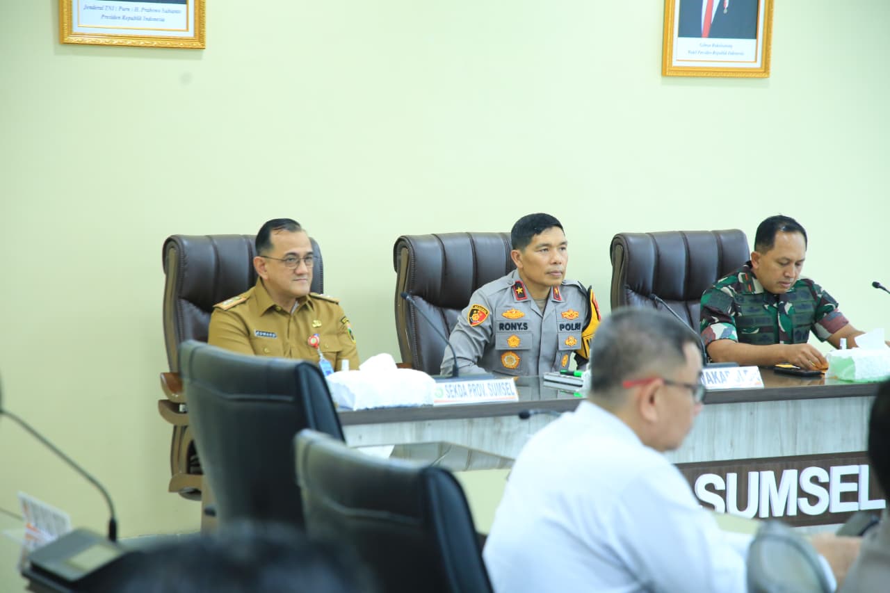Sumsel Siaga Penuh, Sekda Edward Candra Hadiri Rakor Lintas Sektor Persiapan Mudik Idulfitri 1447 H