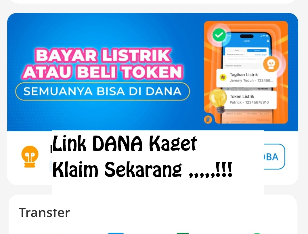 Baru Dibagikan, Ini Link DANA Kaget Tanpa Ribet, Uang Rp100 Ribu Langsung Masuk Dompet Digital