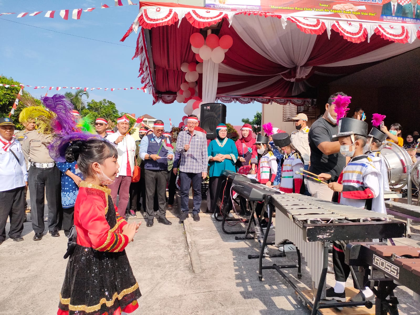Gemes, Lihat Ekspresi Anak PAUD di Karnaval Budaya Palembang