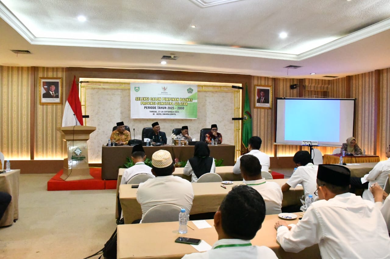 40 Calon Pimpinan Baznas Sumsel Ikuti Tes Tertulis dan Wawancara