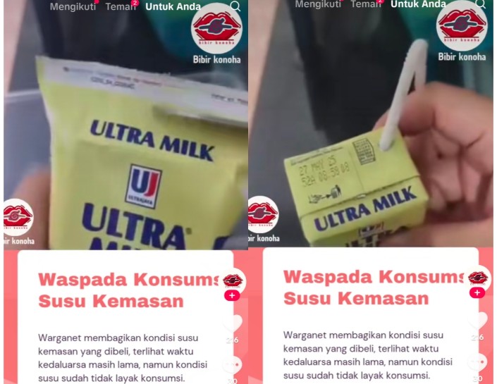 Warganet Ngamuk, Susu Coklat Kemasan Merk 'Ultra Milk' Menggumpal Padahal Belum Kadaluarsa