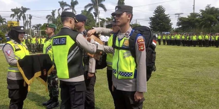Polres Ogan Ilir Geser 604 Personel ke 1.261 TPS Jelang Hari Pencoblosan Pemilu 2024