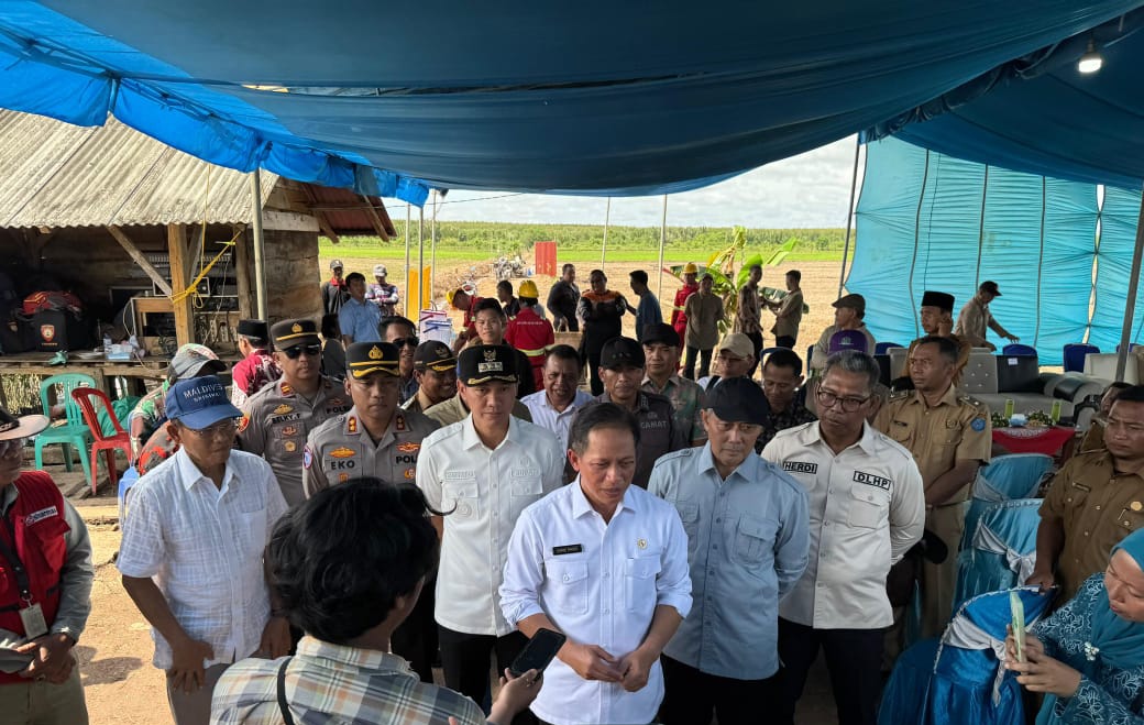 Ke Desa Jadi Mulya Air Sugihan OKI, Menteri LH Cek Percontohan Buka Lahan Tanpa Membakar