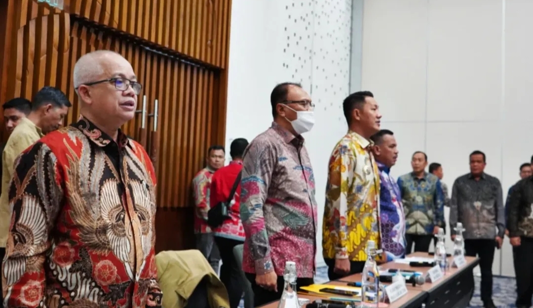 Sekda Ogan Ilir Hadiri Rakor Lintas Sektor dengan Kementerian ATR/BPN Bahas Raperda RDTR