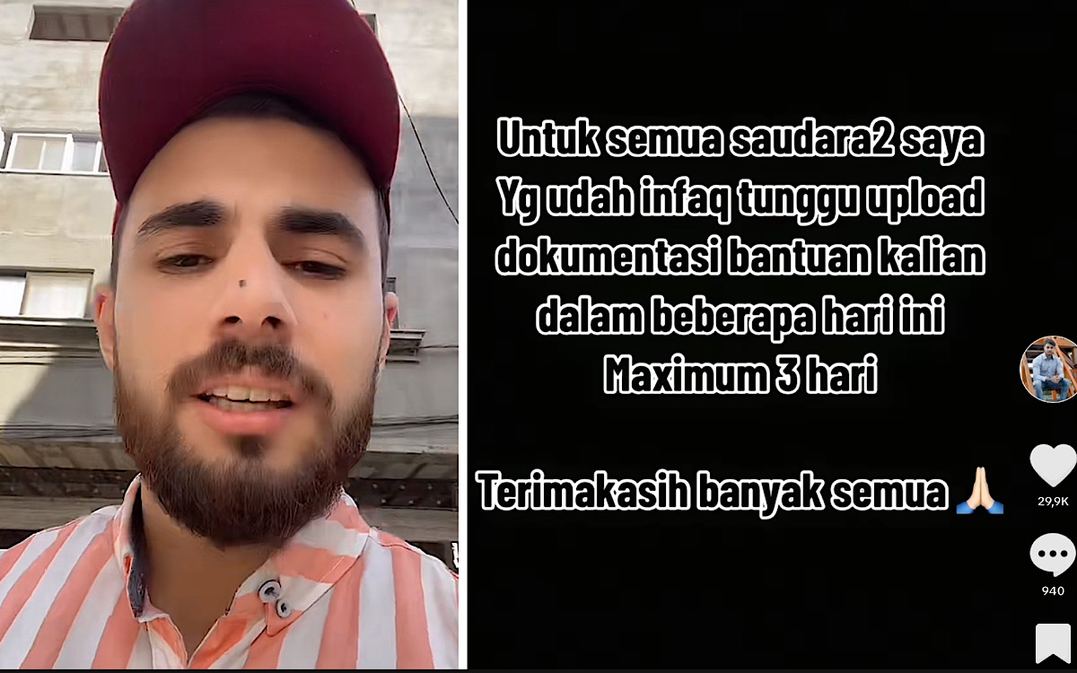 Abuy Zyad Hanya Punya 1 Akun di TikTok, Bantuan Air Bersih Rp10 Ribu Videonya Bakal Diupload Secepatnya