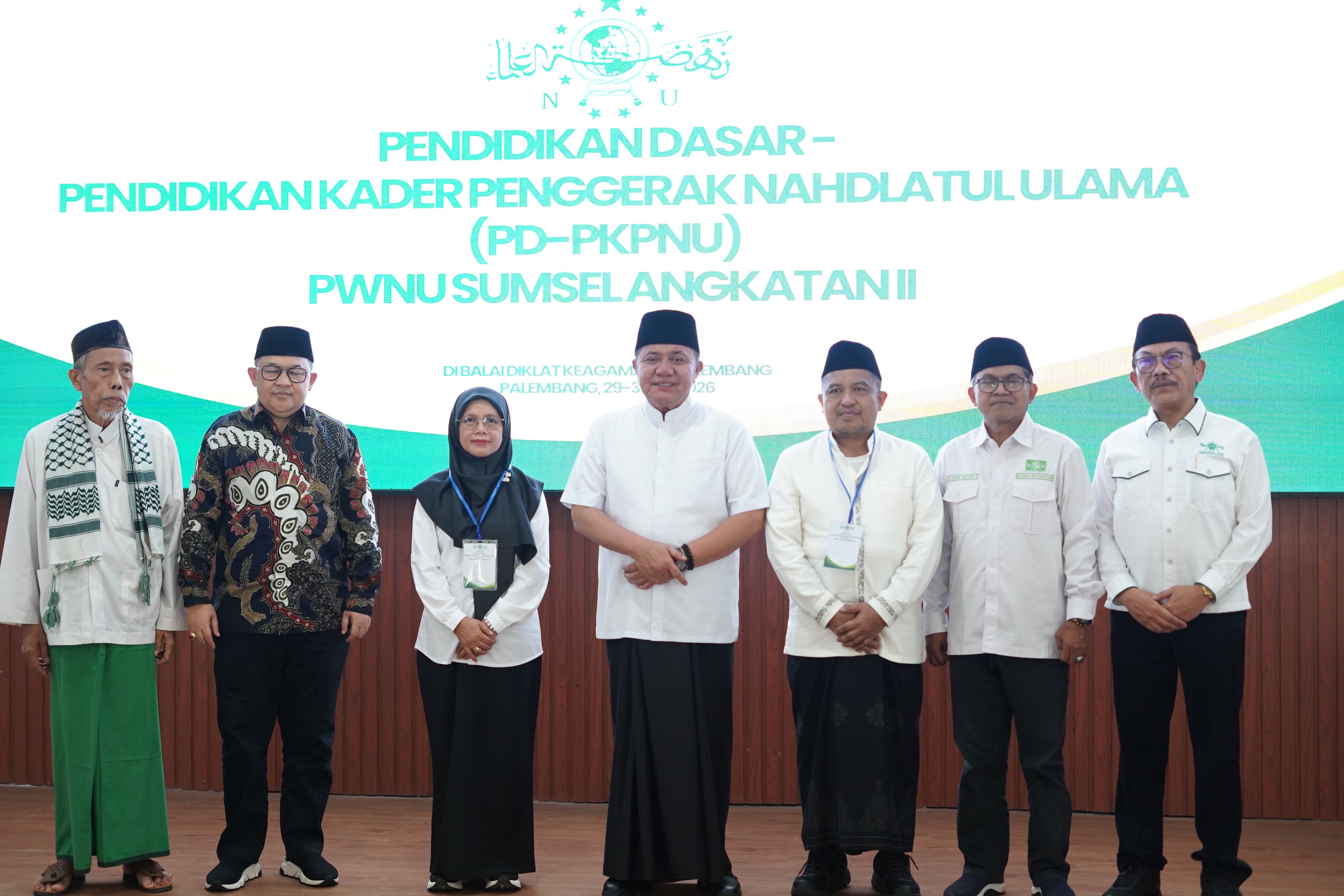 Sumsel Zero Konflik, Gubernur Herman Deru Minta Kader NU Perkuat 2 Hal Ini