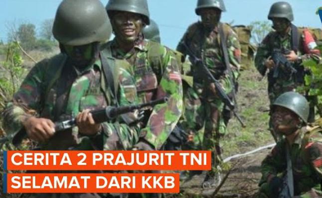 Mencekam! Detik-detik 2 Prajurit TNI Lolos Dari Kepungan Pasukan KKB, Sempat Ragu Balas Tembakan