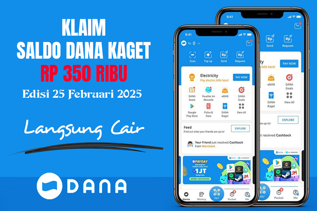 BURUAN! Cairkan Saldo Gratis Rp350.000 dengan Link DANA Kaget, Ini Cara Klaimnya