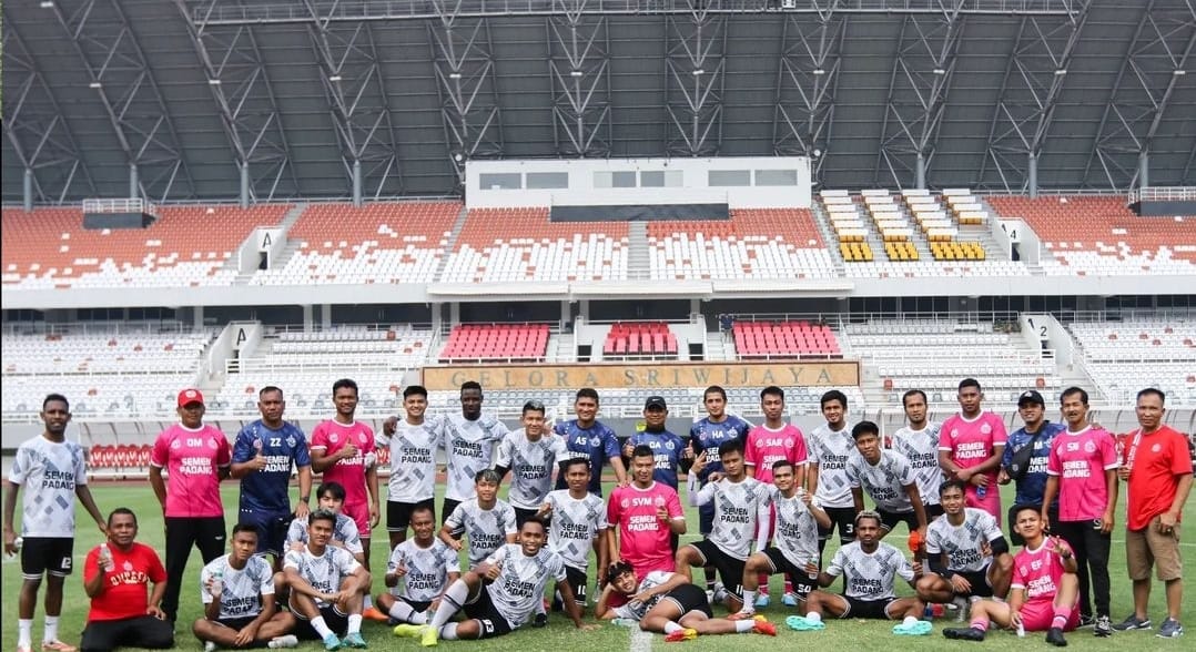 Usai Jajal Lapangan Stadion Gelora Sriwijaya, Semen Padang FC Tambah Optimistis Kalahkan Sriwijaya FC 