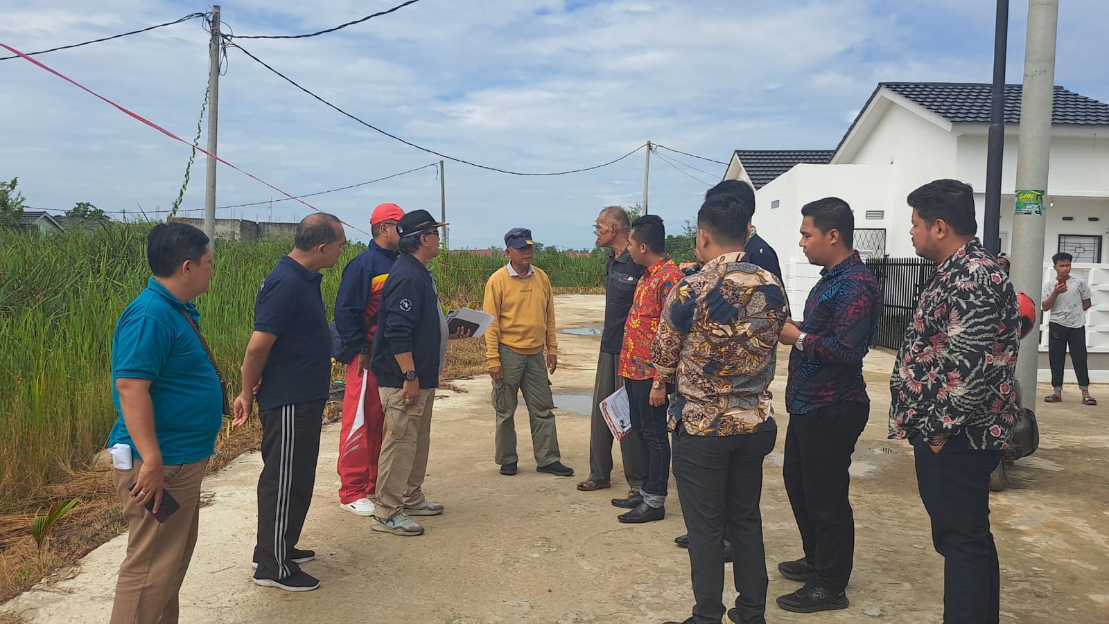 PN Palembang Gelar Sidang Lapangan Dugaan Penyerobotan Tanah Perumahan