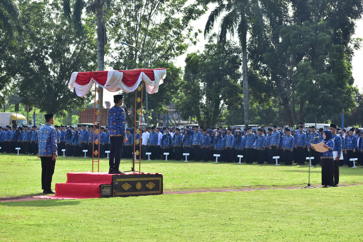 Pasca Libur Lebaran, Pj Bupati OKI Ajak ASN Tingkatkan Disiplin Kinerja