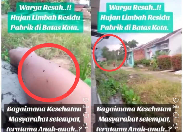 Heboh Limbah Asap Pabrik di Perbatasan Banyuasin, Warga Keluhkan Pencemaran Lingkungan