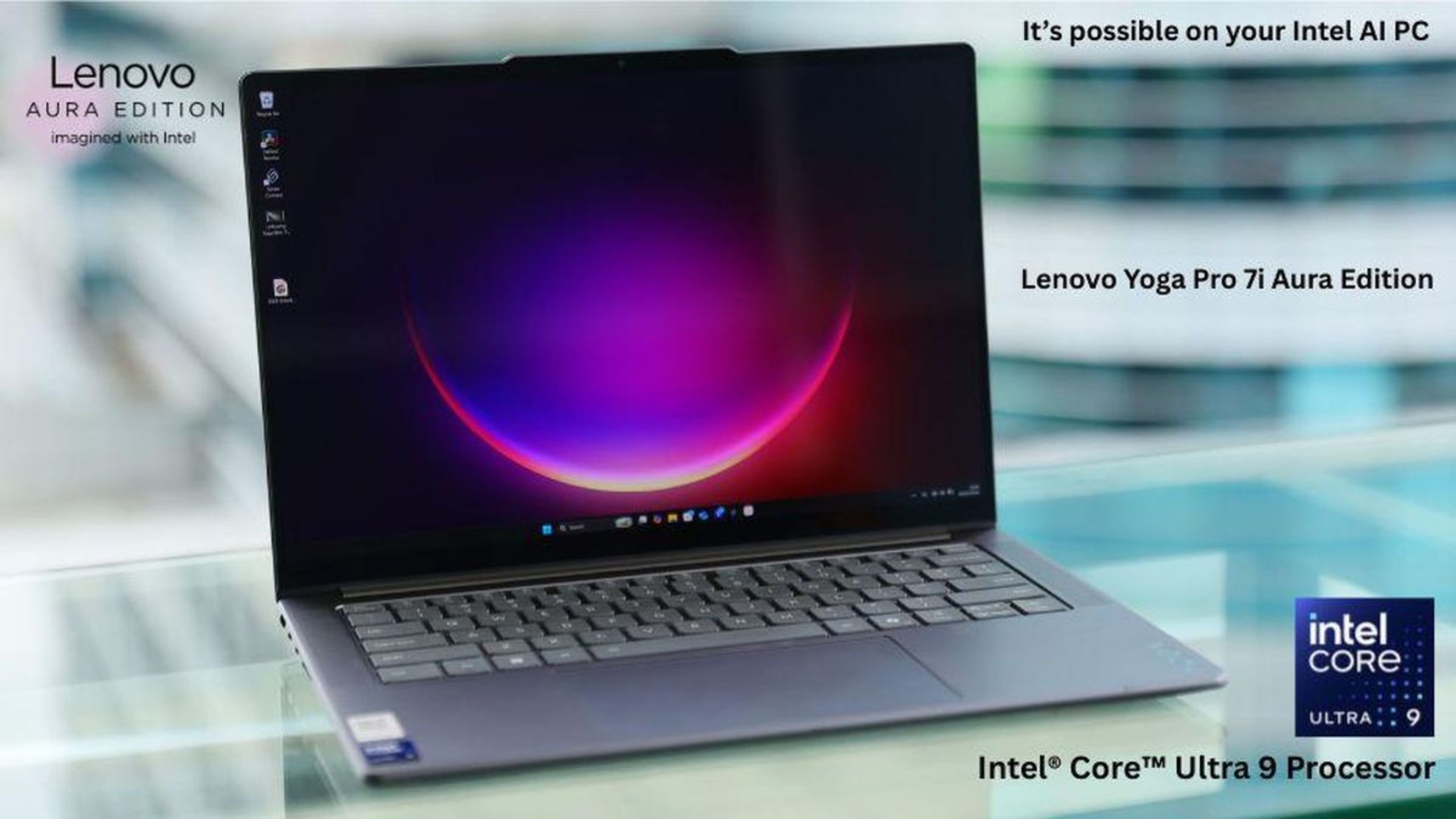 Laptop Premium Lenovo Yoga Pro 7i Aura Edition Tawarkan Desain Minimalis dan Performa Kencang