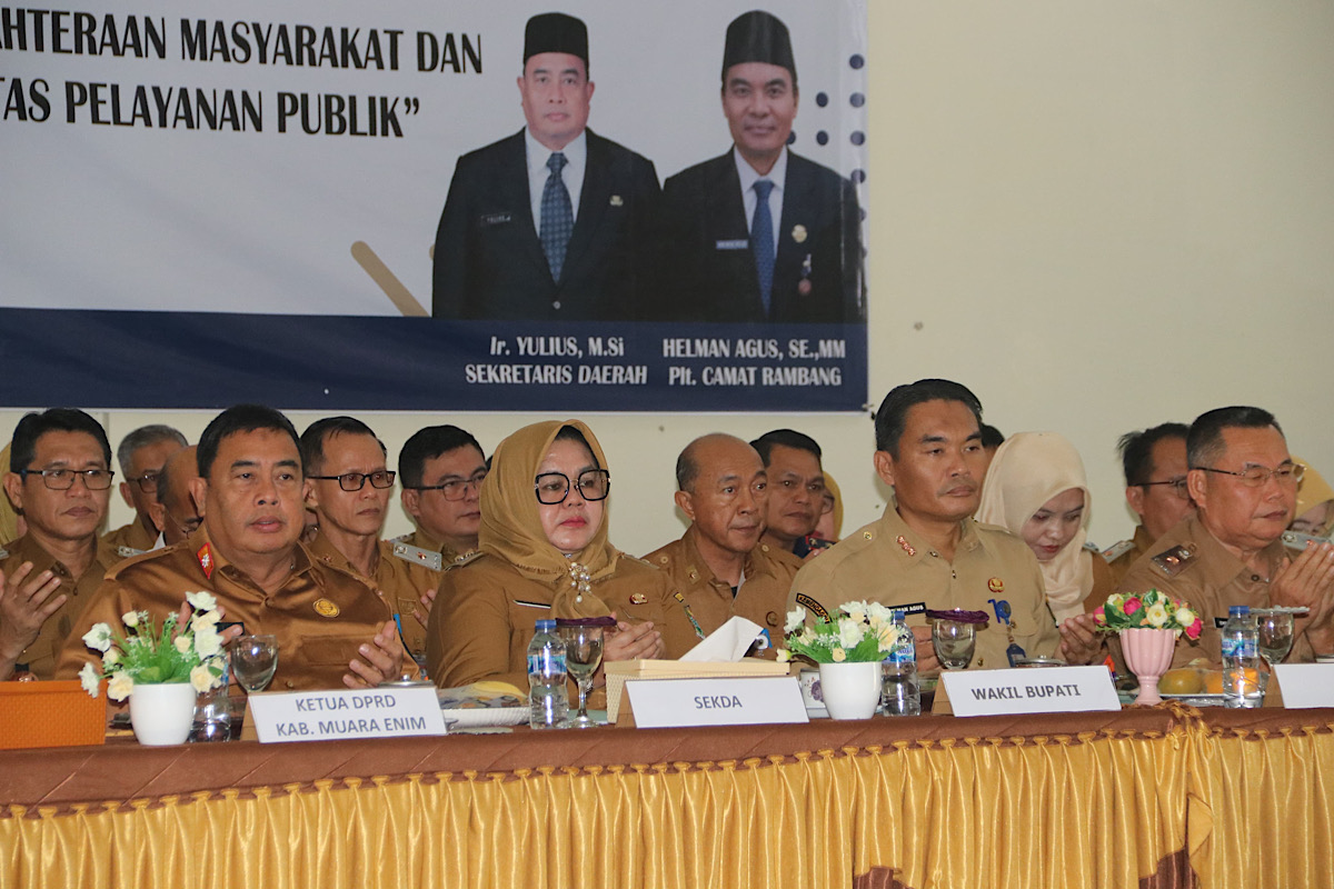 Wabup Muara Enim Tekankan Sinkronisasi Aspirasi Warga Dengan 20 Program Unggulan