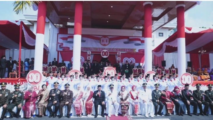 HUT ke-80 RI di Prabumulih: Dari Upacara Sakral hingga Penghormatan bagi Veteran