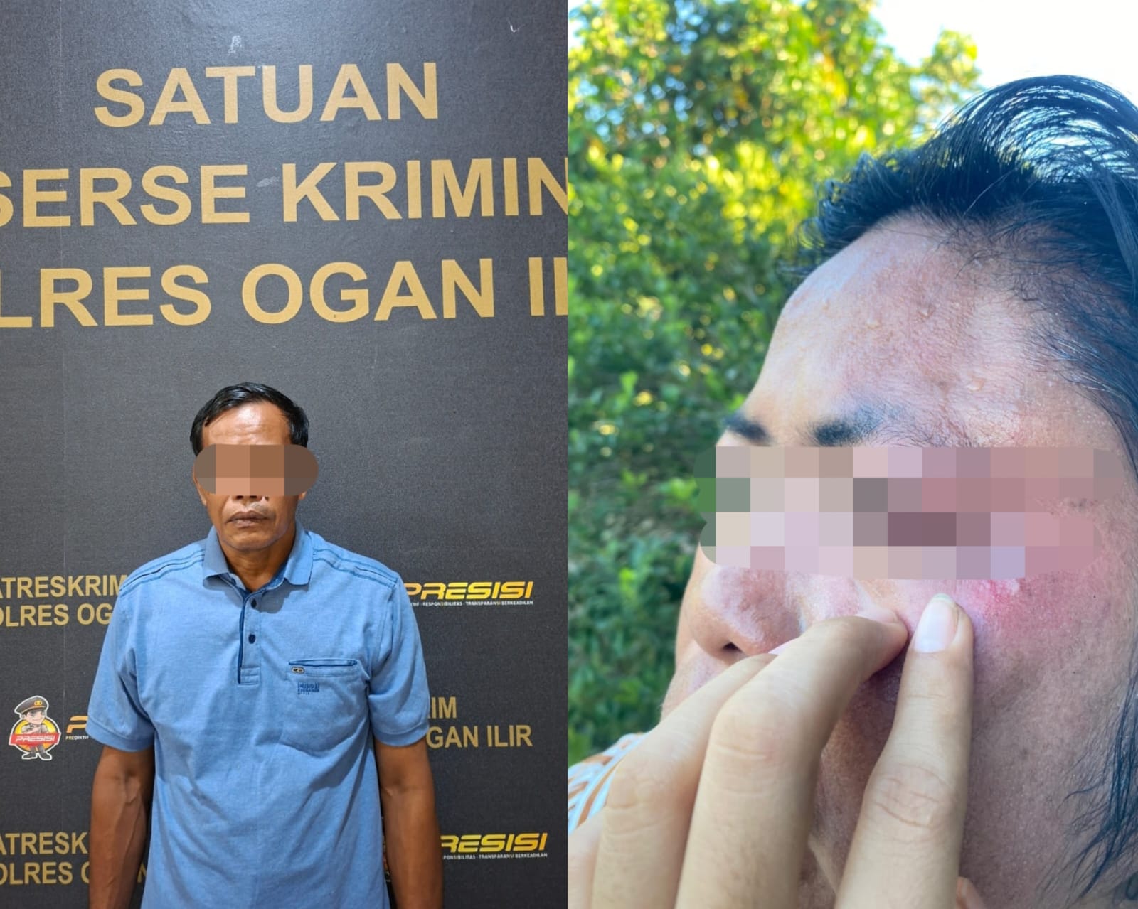 Gegara Posting Foto Lebay di FB, Suami Tega KDRT Istri Hingga Benjol, Unit PPA Polres Ogan Ilir Amankan Pelaku