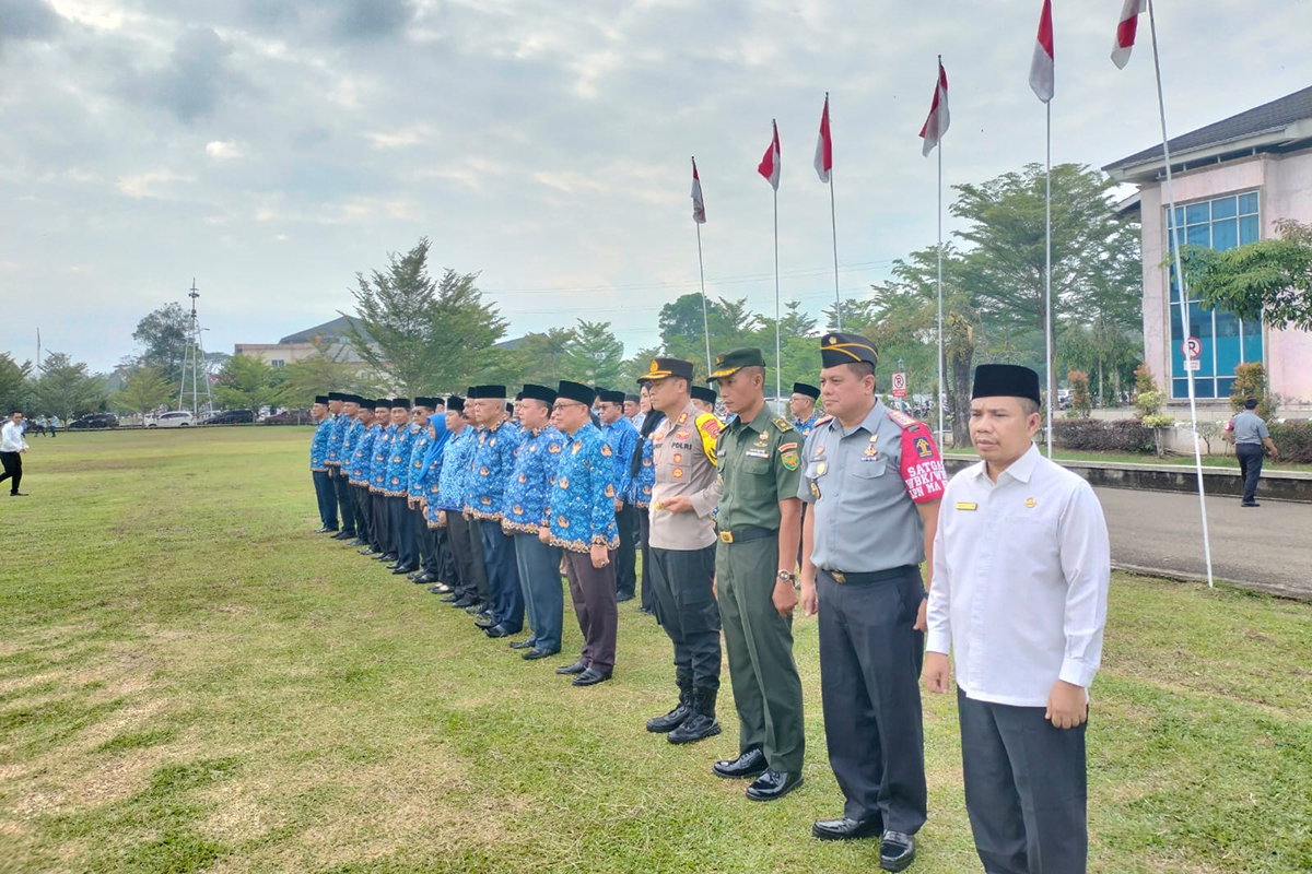 Kalapas Narkotika Kelas IIA Muara Beliti Ikuti Upacara Hardiknas, Ini Pesannya