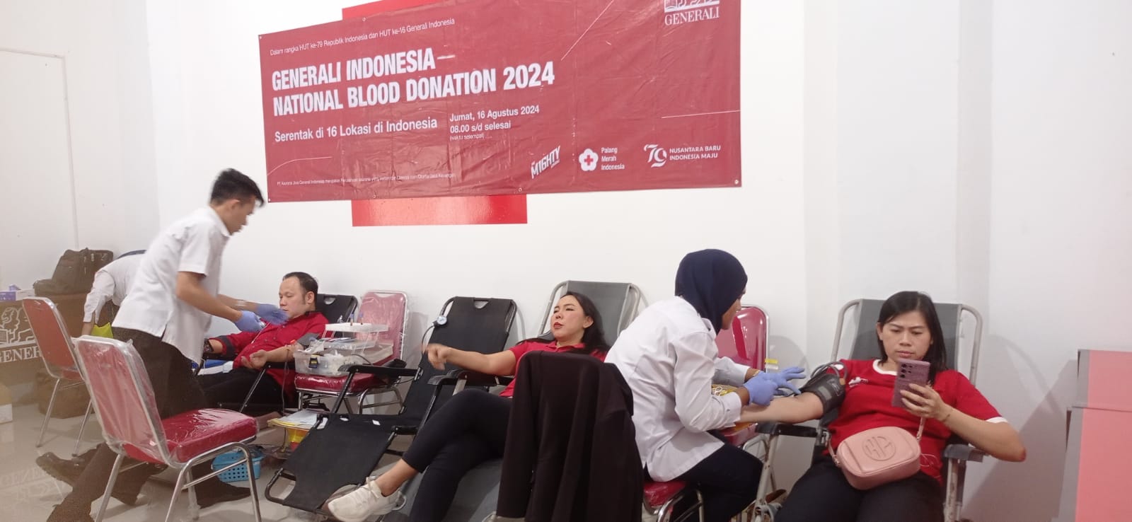 Peringati HUT Ke-16 Tahun, Generali Indonesia Adakan Donor Darah Serentak