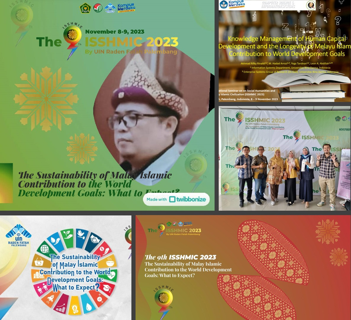 UBD Palembang Ikuti The 9th International Seminar on Social Humanities and Malay Islamic Civilization 2023